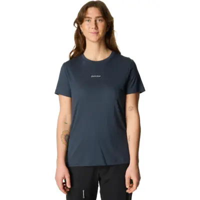 Houdini Women's Tree Message Tee Big Bang Blue / Houdini Logo