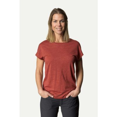 Houdini W's Activist Tee, Deep Red, XXS