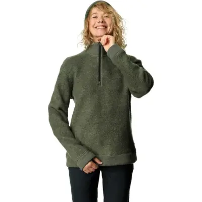 Houdini W's Alto Half Zip Merino Mix Willow Green