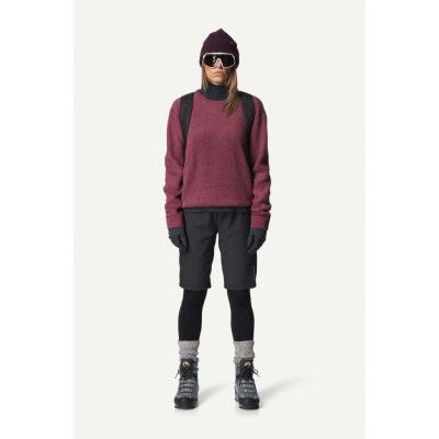 Houdini W's Alto Wool Crew, Cab Red, XS