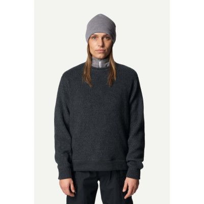 Houdini W's Alto Wool Crew, True Black, XS