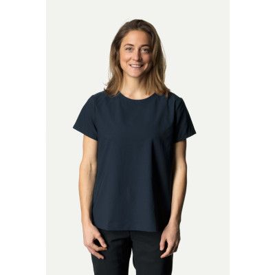 Houdini W's Cover Tee, Blue Illusion, XXS