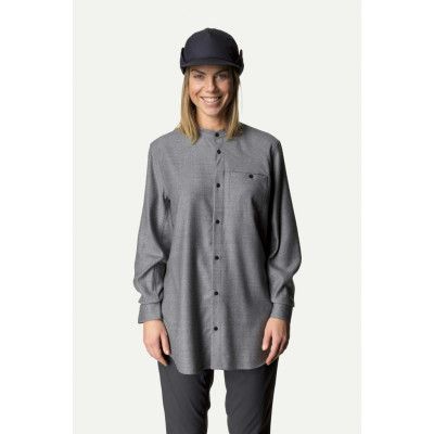 Houdini W's Desoli Shirt, Dawn Gray, XL