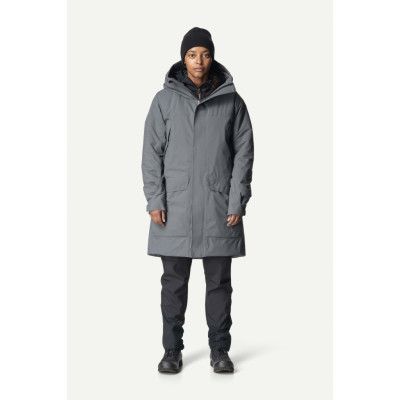 Houdini W's Fall in Parka, Thunder Gray, XL
