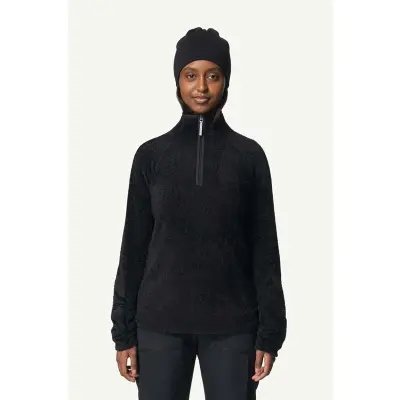 Houdini W's Lykan Half Zip True Black True Black XS