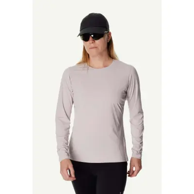 Houdini W's Pace Air LS Tee, Silver Purple, XS