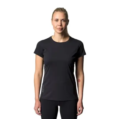 Houdini W's Pace Air Tee True Black - M