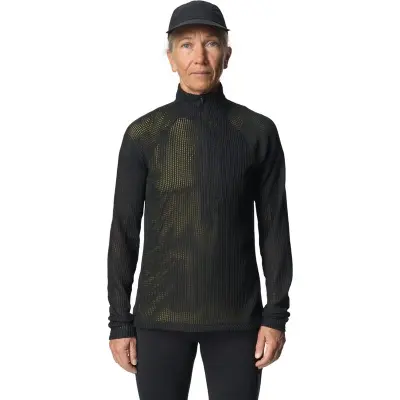 Houdini W's Pace Flow Half Zip True Black