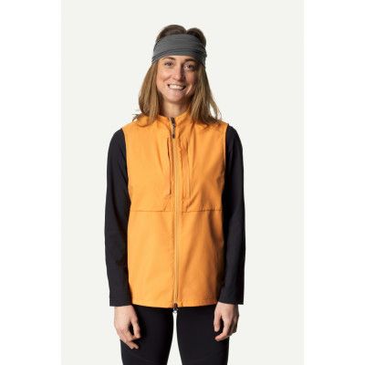 Houdini W's Pace Hybrid Vest, Sun Ray, M