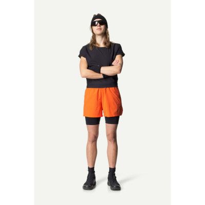 Houdini W's Pace Light Shorts, Sunset Orange, XS