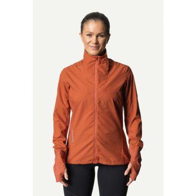 Houdini W's Pace Wind Jacket, Mahogany Red, XXS