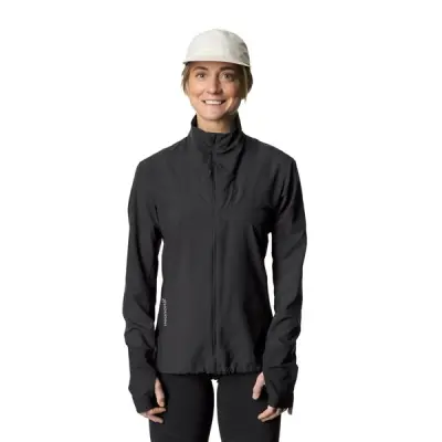 Houdini W's Pace Wind Jacketen True Black - L