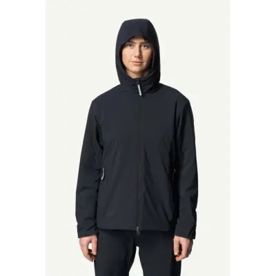 Houdini W's Puff Up Insulated Houdi, True Black, XL