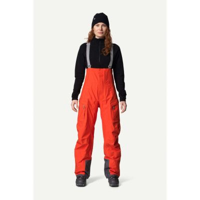 Houdini W's Rollercoaster Bib Pants, En Route Red, S