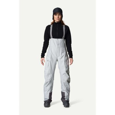 Houdini W's Rollercoaster Bib Pants, Glacier Gray, L