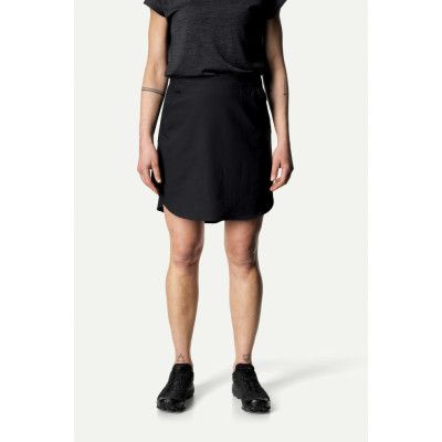 Houdini W's Stride Skirt, True Black, S