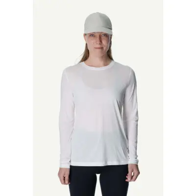 Houdini W's Tree LS Tee, Powderday White, XL