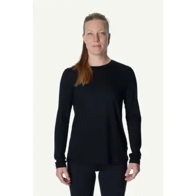 Houdini W's Tree LS Tee, True Black, S