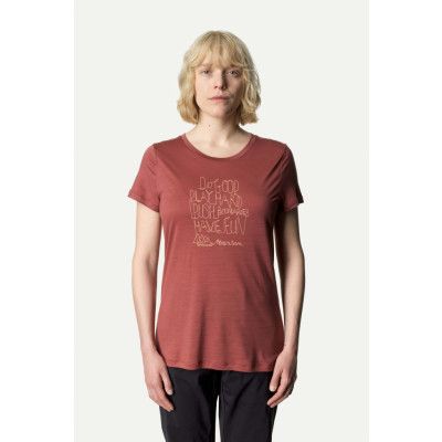 Houdini W's Tree Message Tee, Desert Rock Red, XS