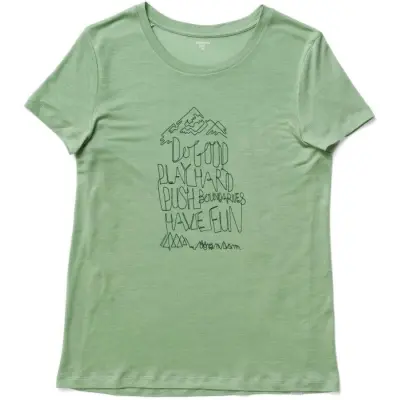 Houdini W's Tree Message Tee Ginkgo Green