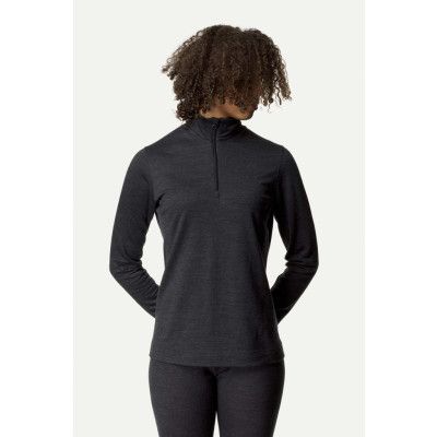 Houdini W's Wander Half Zip, True Black, XS