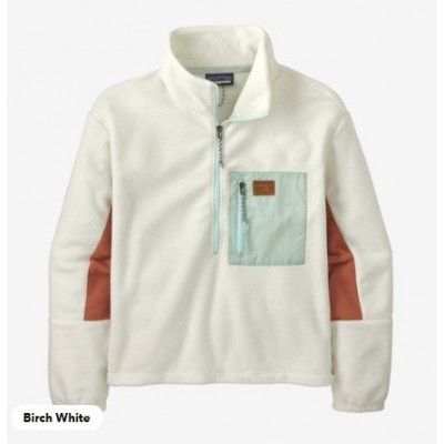 Patagonia W's Microdini 1/2 Zip P/O Birch White
