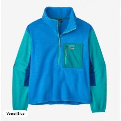 Patagonia W's Microdini 1/2 Zip P/O Vessel Blue