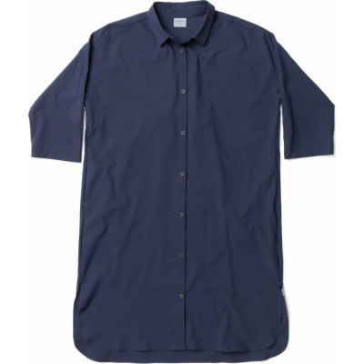 Houdini Women's Route Shirt Dress Blue Illusion