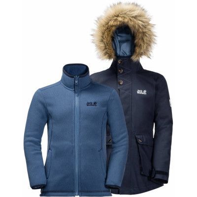 Jack Wolfskin Girls Elk Island 3in1 Parka