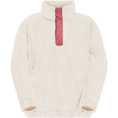 Jack Wolfskin Girls' Teen Halfzip Fleece Cotton White