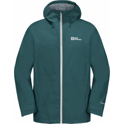 Jack Wolfskin Men's Highest Peak 3-Layer Jacket Emerald