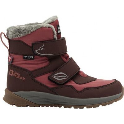 Jack Wolfskin Juniors' Polar Bear-G Texapore Mid Vc Dark Mahogany