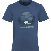 Jack Wolfskin Kid's Graphic Cotton Tee Print Evening Sky