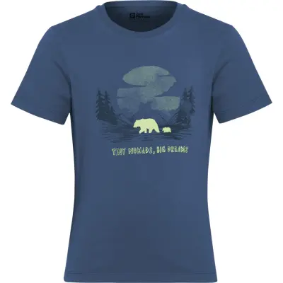 Jack Wolfskin Kids' Graphic Cotton Tee Print Evening Sky