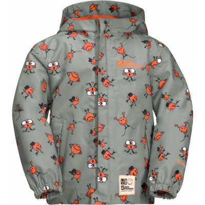 Jack Wolfskin Kids' Smileyworld 2-Layer All Over Print Jacket Icon Mint Leaf