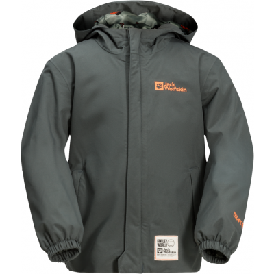Jack Wolfskin Kids' Smileyworld 2-Layer Jacket Slate Green