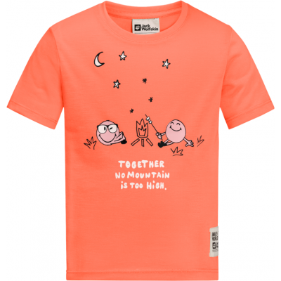 Jack Wolfskin Kids' Smileyworld Camp Tee Digital Orange