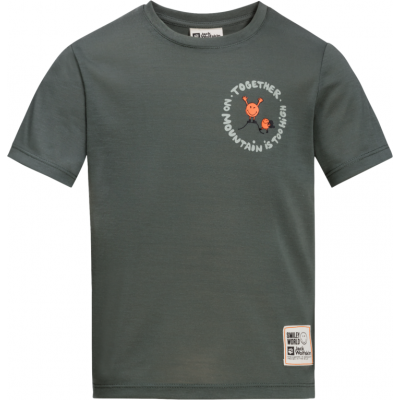 Jack Wolfskin Kids' Smileyworld Together Tee Slate Green