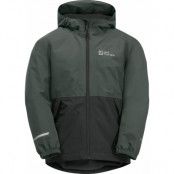 Jack Wolfskin Kids' Snowy Days Jacket Slate Green/Black