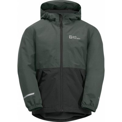 Jack Wolfskin Kids' Snowy Days Jacket Slate Green/Black