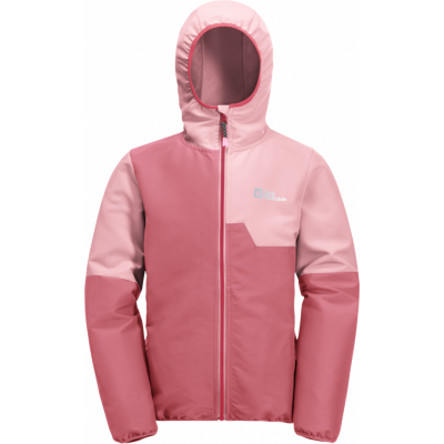 Jack Wolfskin Kids' Turbulence Hooded Jacket Soft Pink