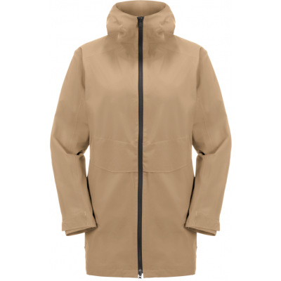 Jack Wolfskin Women's Mainkai Long Jacket Sand Storm