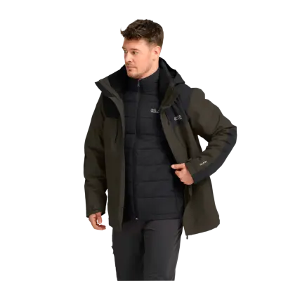 Jack Wolfskin Men's Jasper Pro 3in1 Jacket vinterjacka för herr