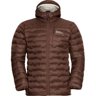 Jack Wolfskin Men's Passamani Down Hoody Hot Choc