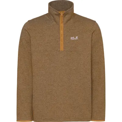 Jack Wolfskin Men's Pinetrail Half Zip Peanut