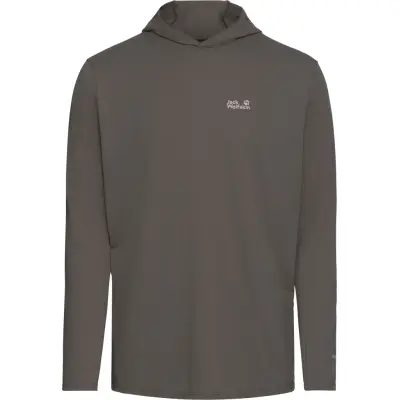 Jack Wolfskin Men's Prelight Suncool Hoody Flint