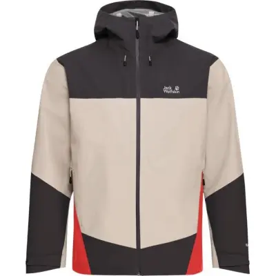 Jack Wolfskin Men's Rockpaw 3L Jacket Oyster