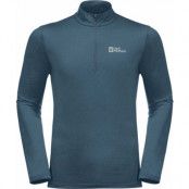 Jack Wolfskin Men's Sky Thermal Half Zip Midnight Sky