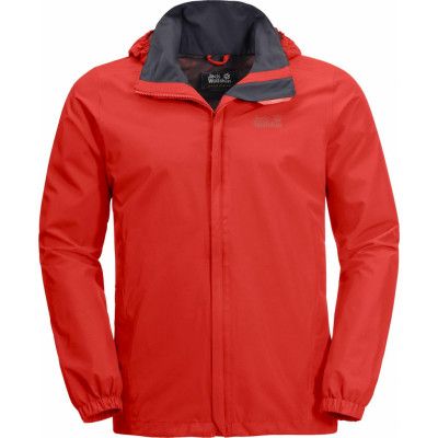 Jack Wolfskin Men's Stormy Point Jacket (2021) Lava Red