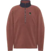 Jack Wolfskin Men's Sumetro Half Zip Dark Rust